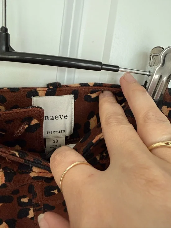 Maeve Brown Leopard Print Skirt - Picture 3 of 3